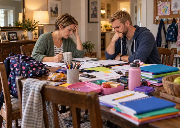 Splitting mental load in marriage when school starts